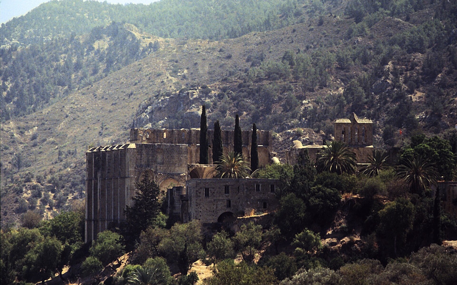 Bellapais Abbey against the Kyrenia mountains