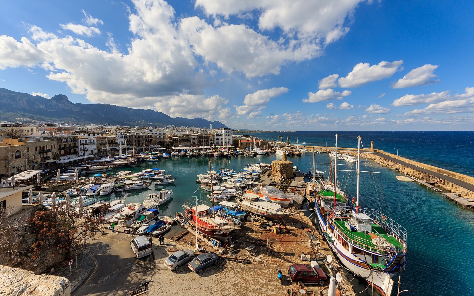 Kyrenia Old Harbour and castle