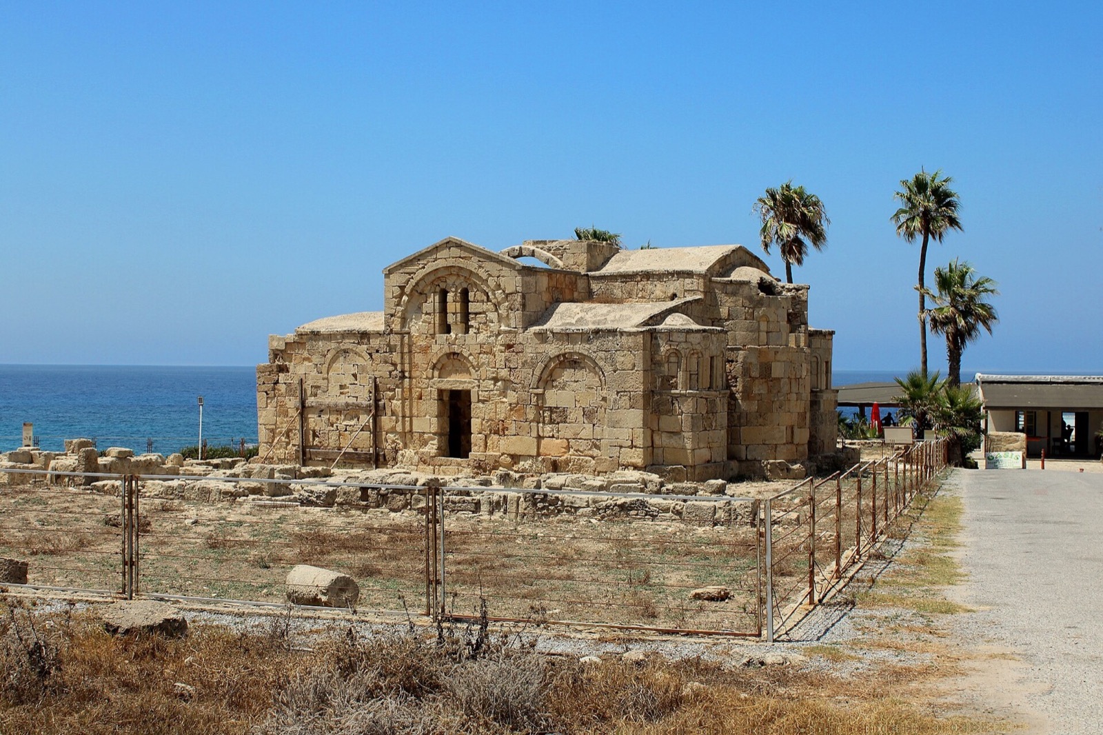 Stone ruins of Ayios Philon near Dipkarpaz