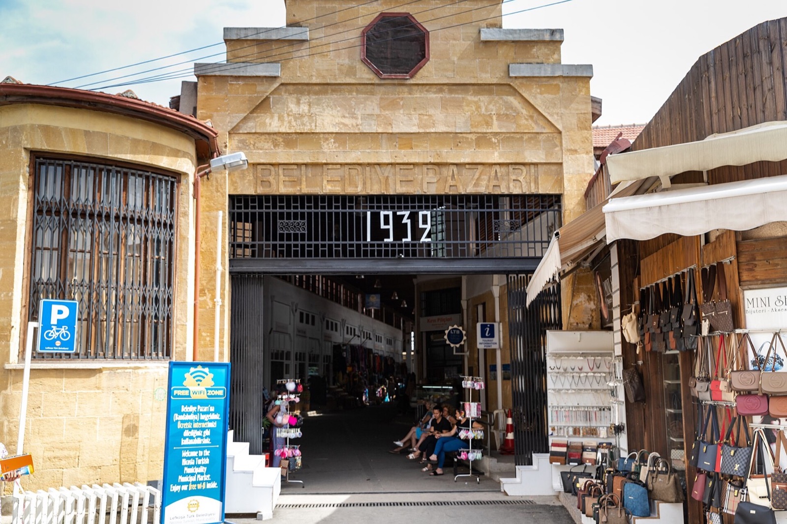 Interior of Bandabuliya market in Nicosia