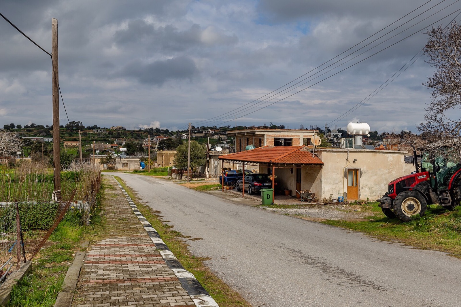 A quiet street in Dipkarpaz village