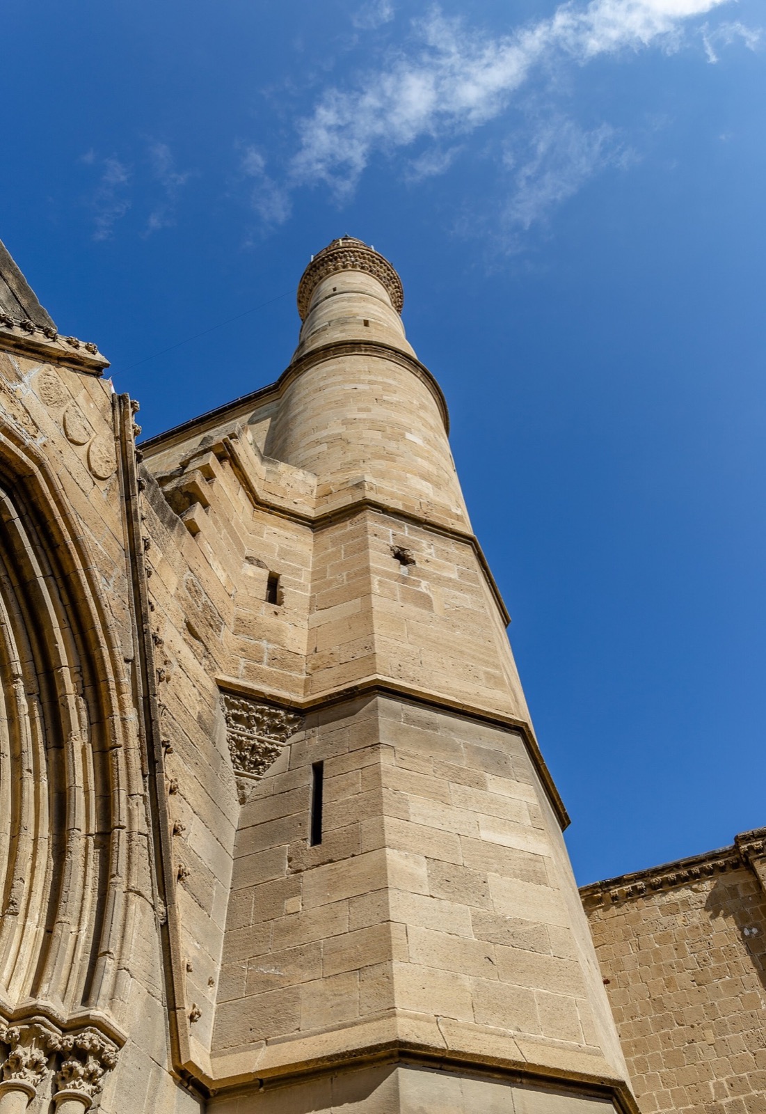 Gothic facade and minarets of Selimiye Mosque