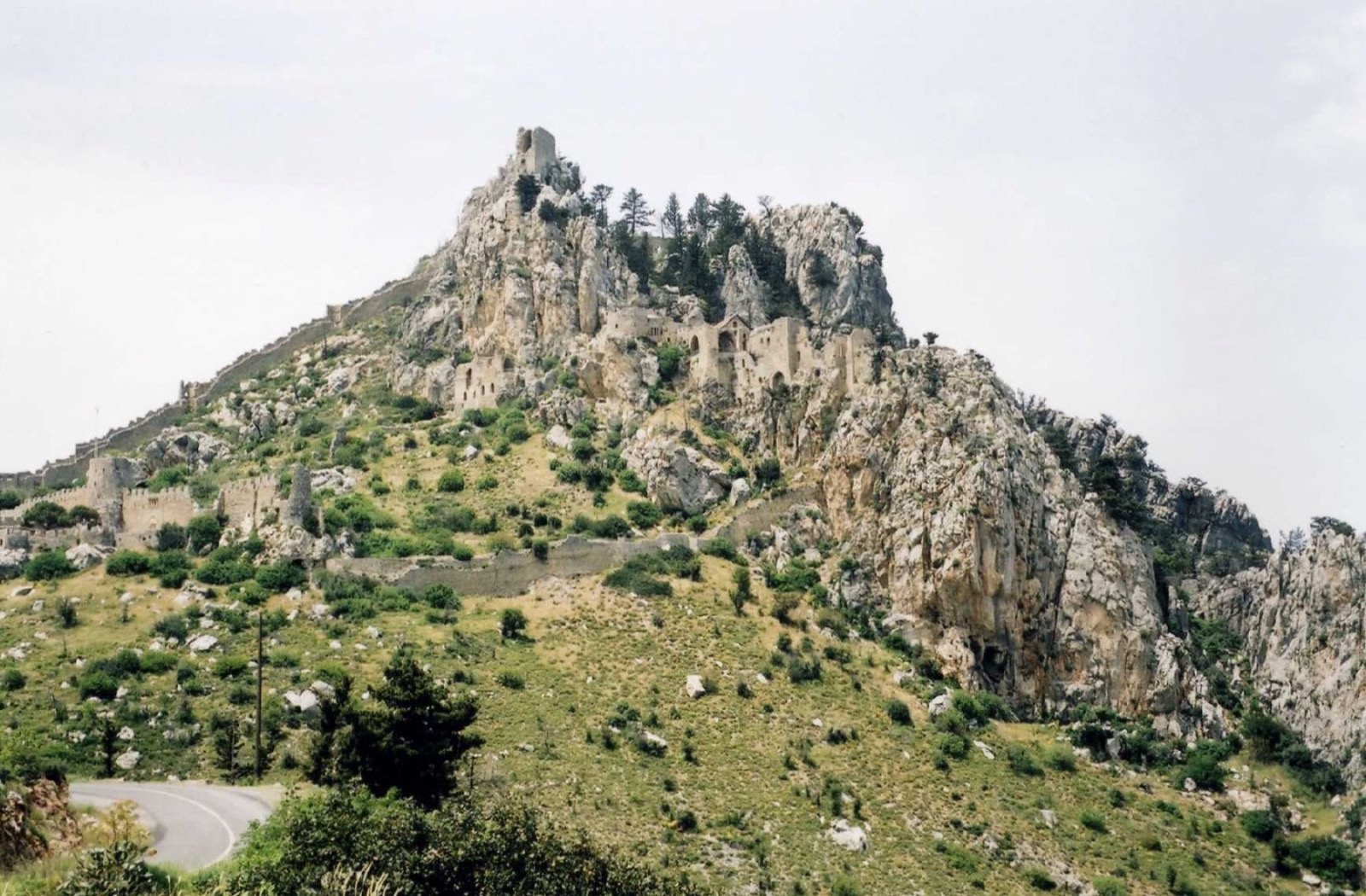 St Hilarion Castle on the Kyrenia mountains